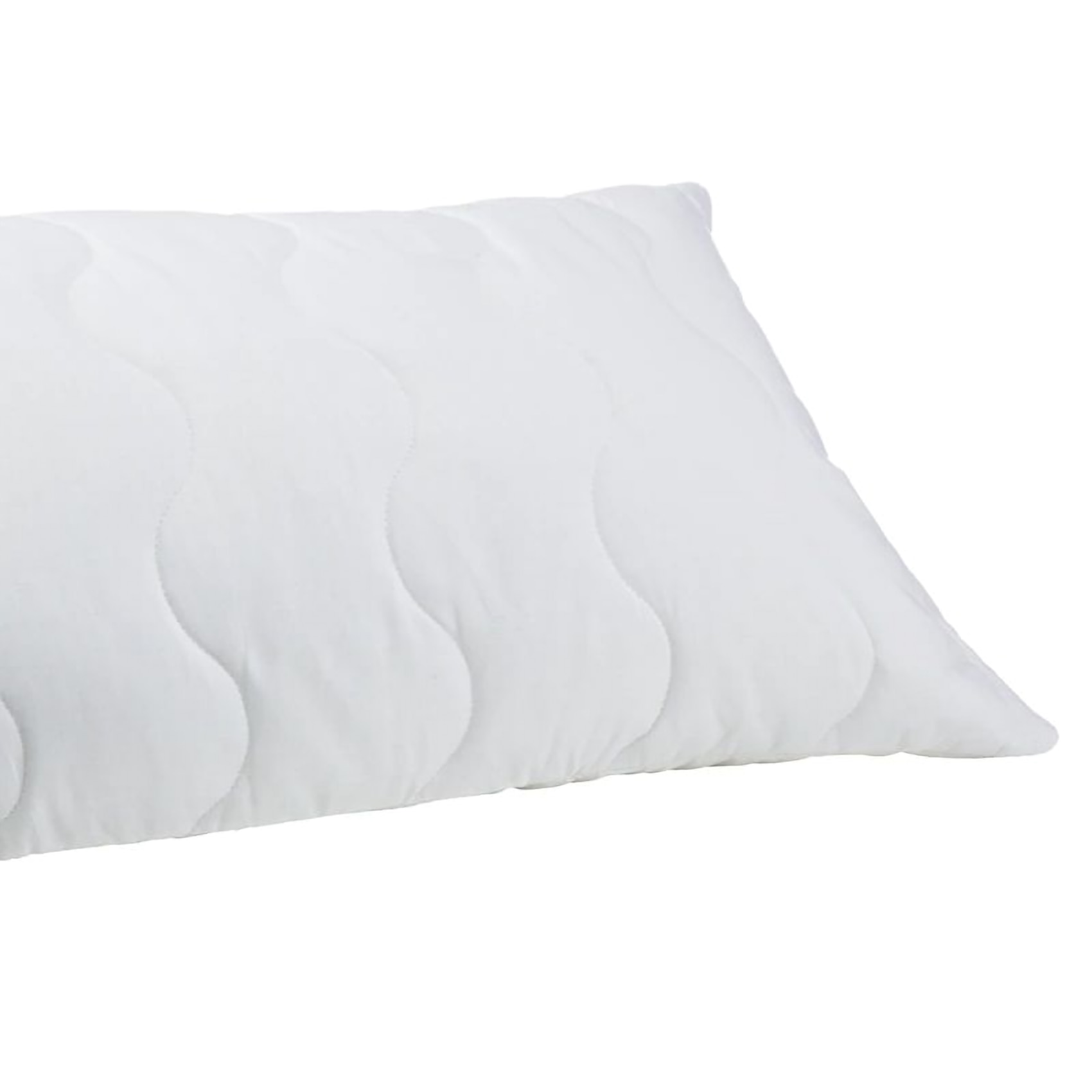 Sheridan Outlet Cotton Quilted Pillow Protector in White Cotton/Polyester