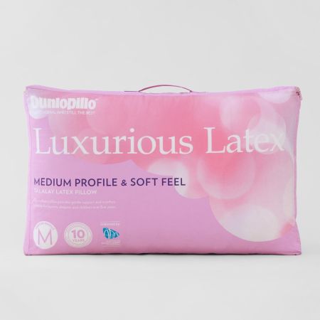 Dunlopillo Luxurious Latex Medium Profile Soft Feel Pillow