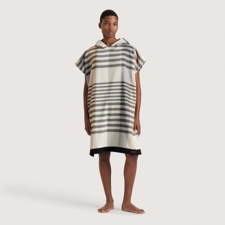 Elmore Beach Poncho in Ebony