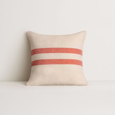 Middlam Square Cushion in Chilli Pepper