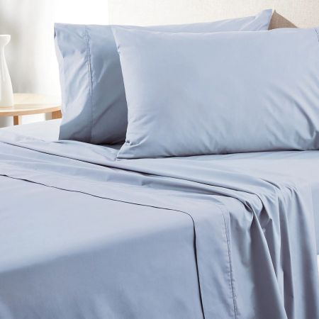 Sheridan Everyday Cotton 250Tc Sheet Set Light Blue