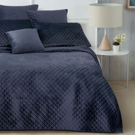 Sheridan Berrima Bed Cover Navy