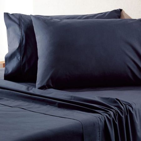 Sheridan Everyday Cotton 250Tc Pillowcase Navy