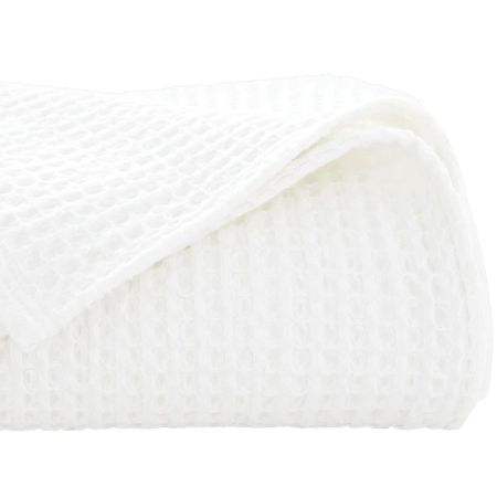 Sheridan Outlet Cotton Jumbo Waffle Blanket White