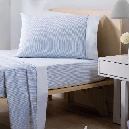 Sheridan Strypie Kids Sheet Set Cobalt