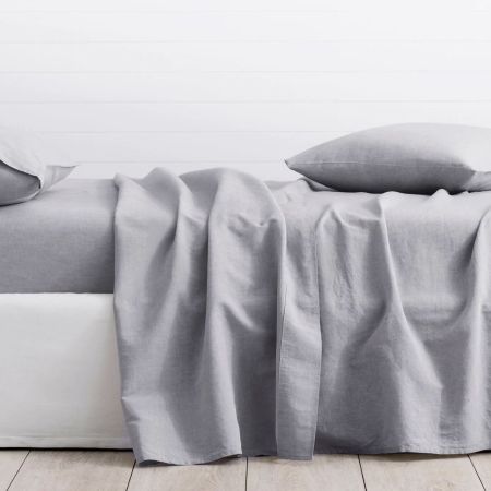 Sheridan Washed Linen Cotton Fitted Sheet