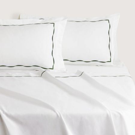 Belgrave Flat Sheet in Vine