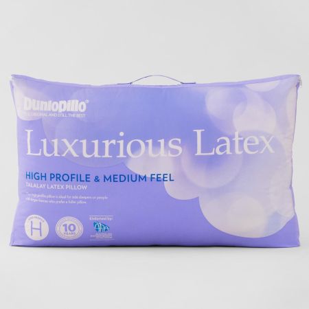 Dunlopillo Luxurious Latex High Profile Medium Feel Pillow
