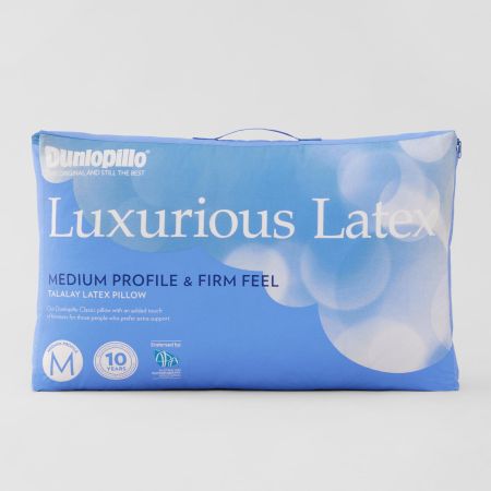 Dunlopillo Luxurious Latex Medium Profile Firm Feel Pillow