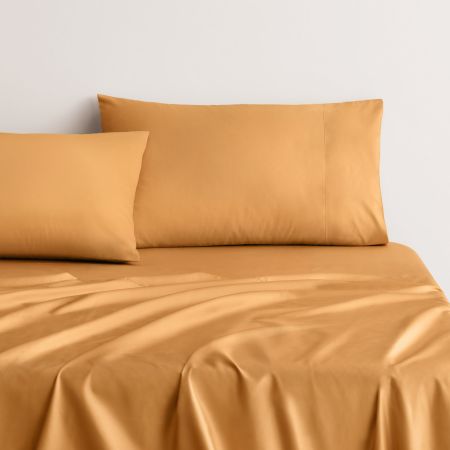 500Tc Cotton Sateen Sheet Set in Cinnamon