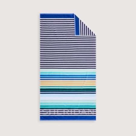 Cayo Coco Beach Towel in Navy