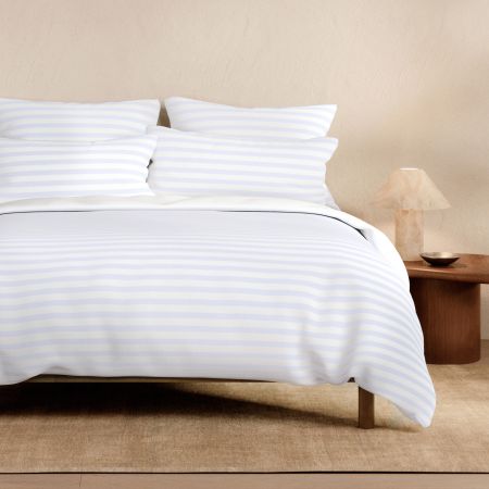 Nottaro Quilt Cover Set in Clear Blue