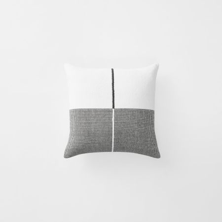 Hiscoe Square Cushion in Coal