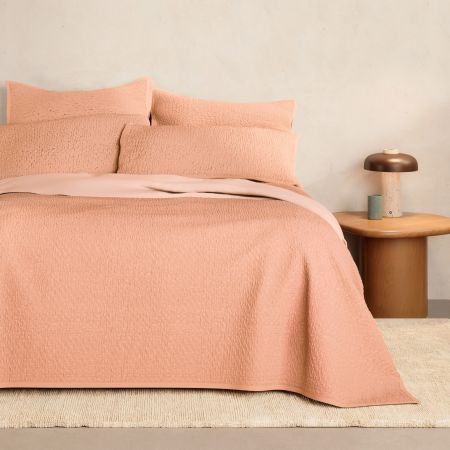 Felwick Bed Cover in Smoked Tea