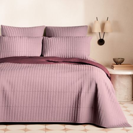 Melton Bed Cover in Marsala