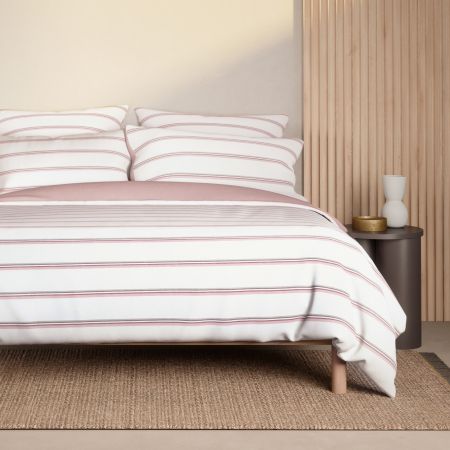 Eldon Quilt Cover Set in Marsala