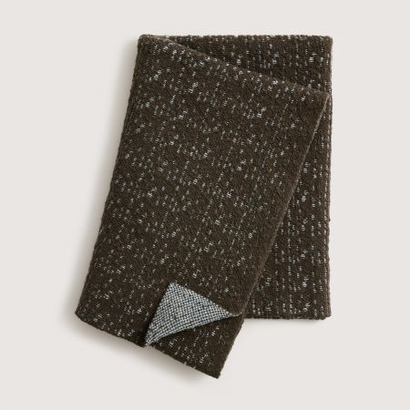 Brightleigh Throw in Bitter Chocolate