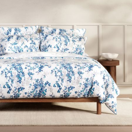 Demera Quilt Cover Set in White