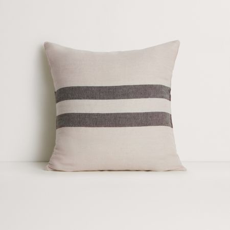 Middlam Square Cushion in Bitter Chocolate