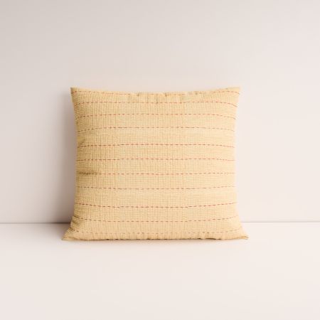 Vado Square Cushion in Golden Olive