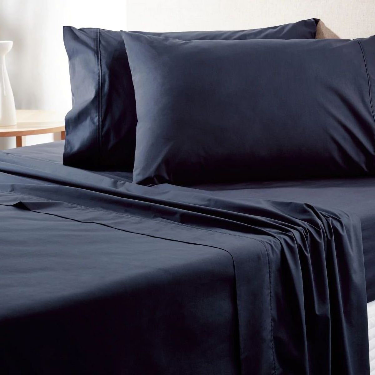 Sheridan Everyday Cotton Sheet Set Navy Sheridan Australia