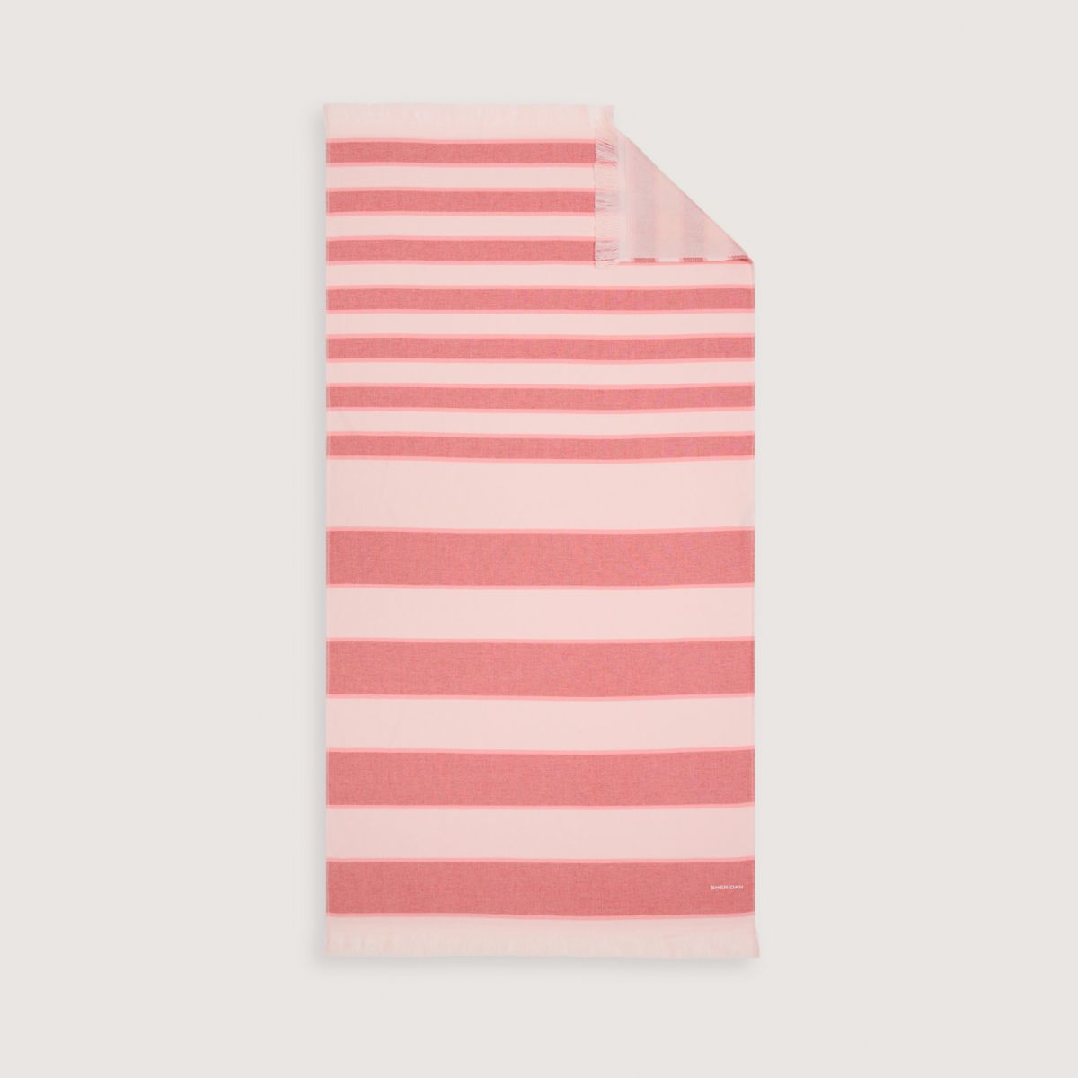 Shop our Sheridan Delmar Beach Towel in antique red. Shop online