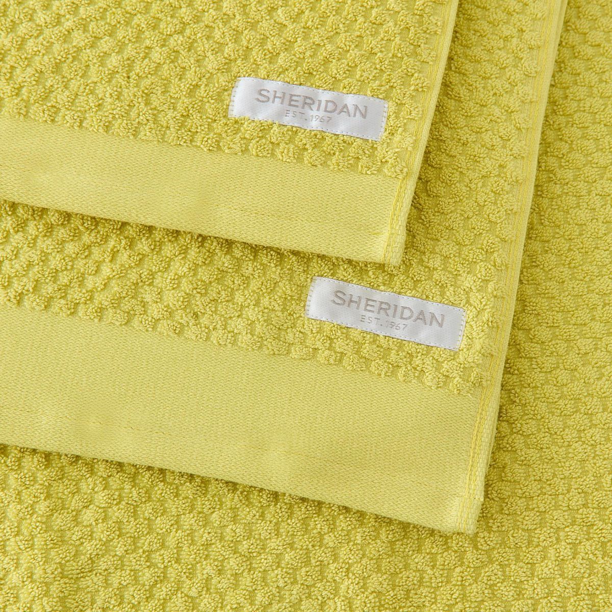 Shop our Sheridan Patterson Towel Range in zest. Shop online with free shipping for members on orders over 150