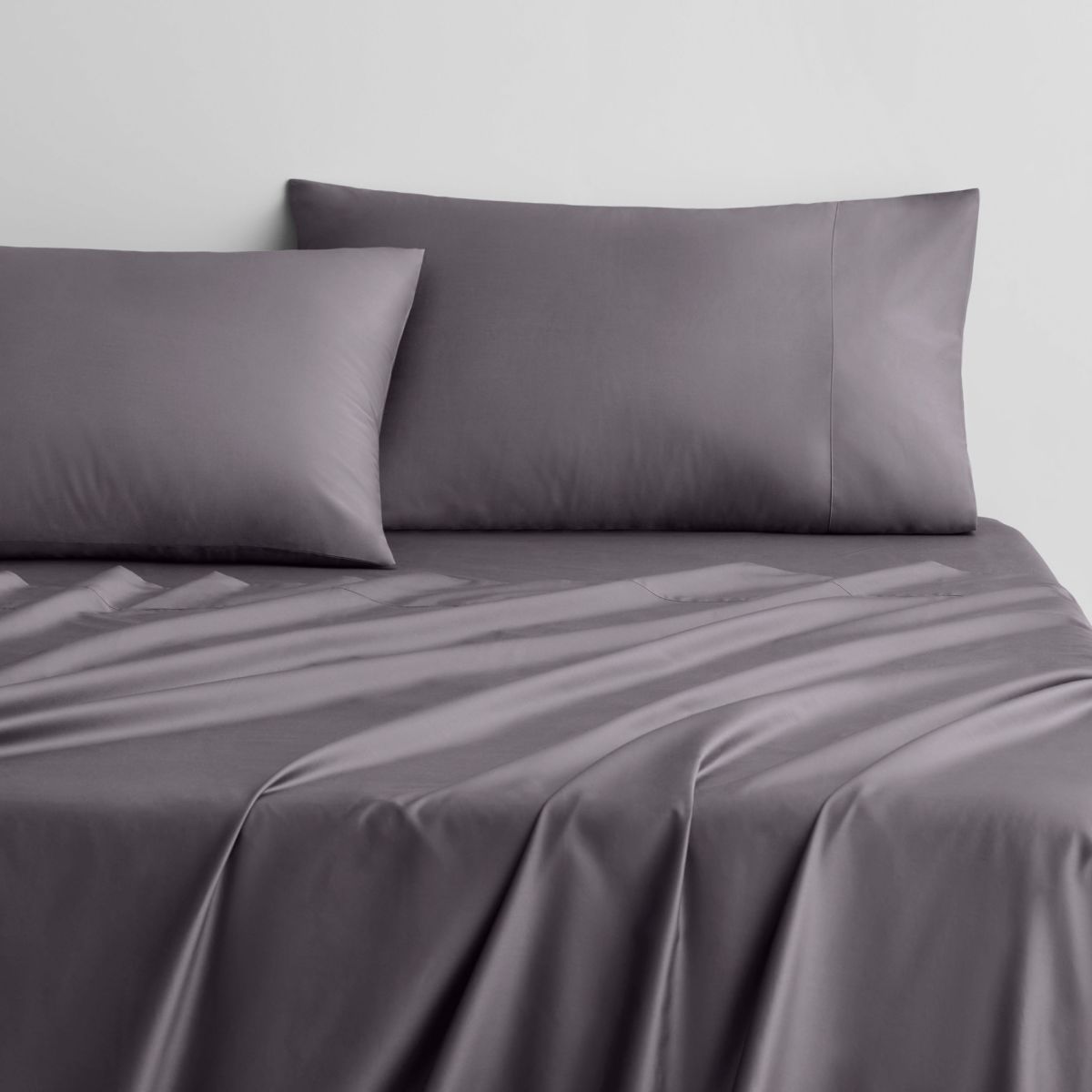 Sheridan 500Tc Sateen Sheet Set Charcoal Sheridan Australia