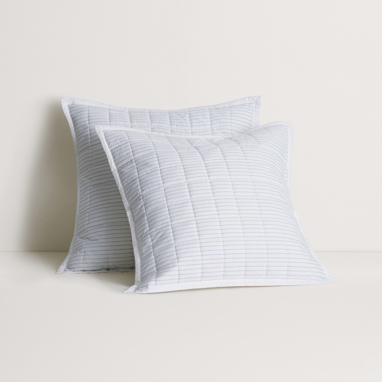 Sheridan Everyday Cotton Stripe European Sham - Picture 1 of 4